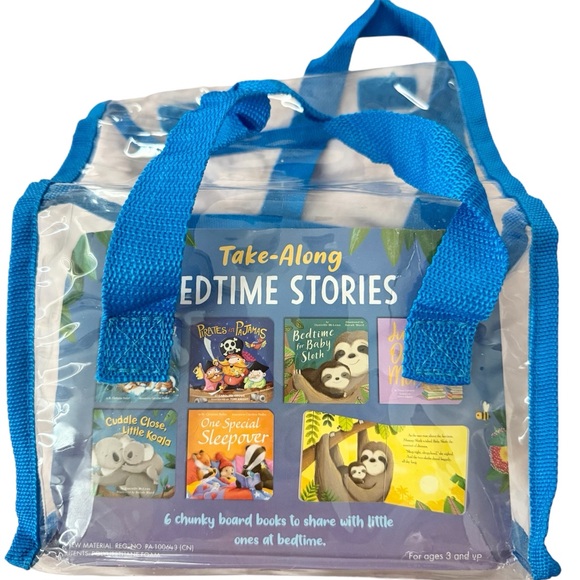 NEW Take-Along Bedtime Stories, Set of 6 Board Books (G139) - Picture 3 of 10